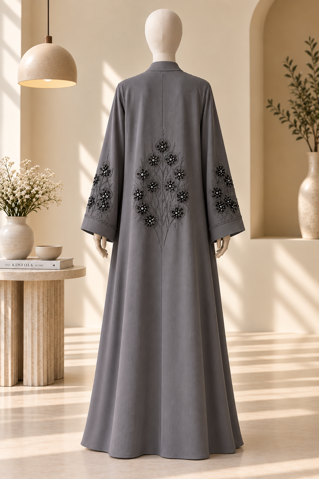 Brown Waves Abaya 87