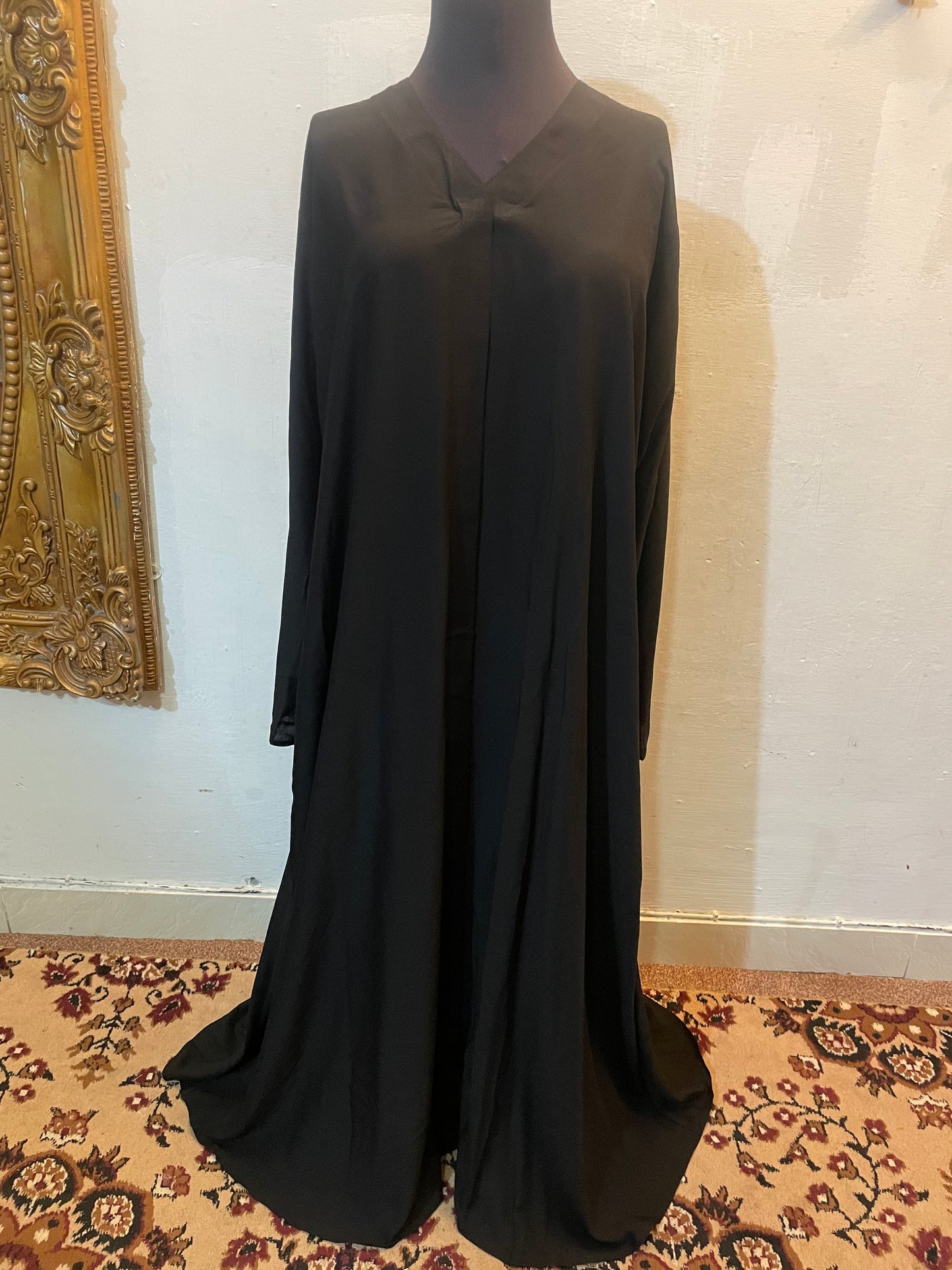 π€ Black Lawn Abaya Abaya 047