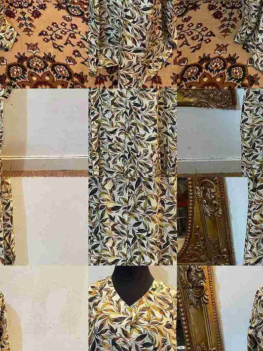 The Royal Amethyst Lawn Abaya 063