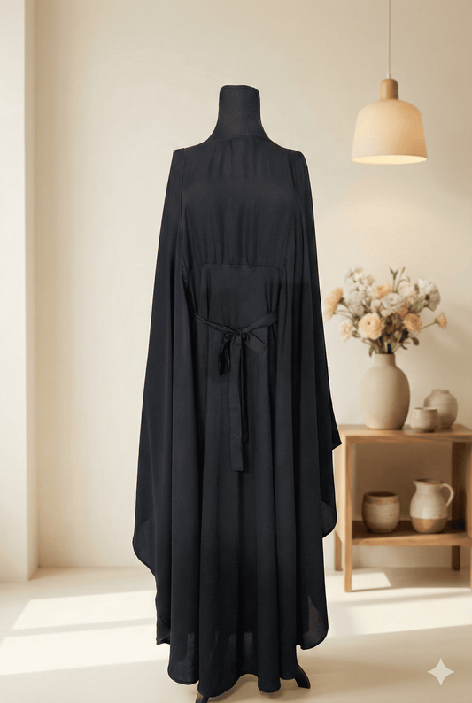 π€πΉ Black Rose β Elegantly Embellished Abaya by Ayeshaβs Abaya