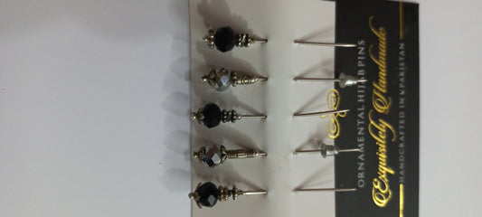 Black naqab/ Scraf pins