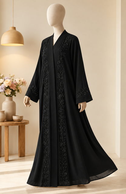 Bakhtawar Black Abaya 89