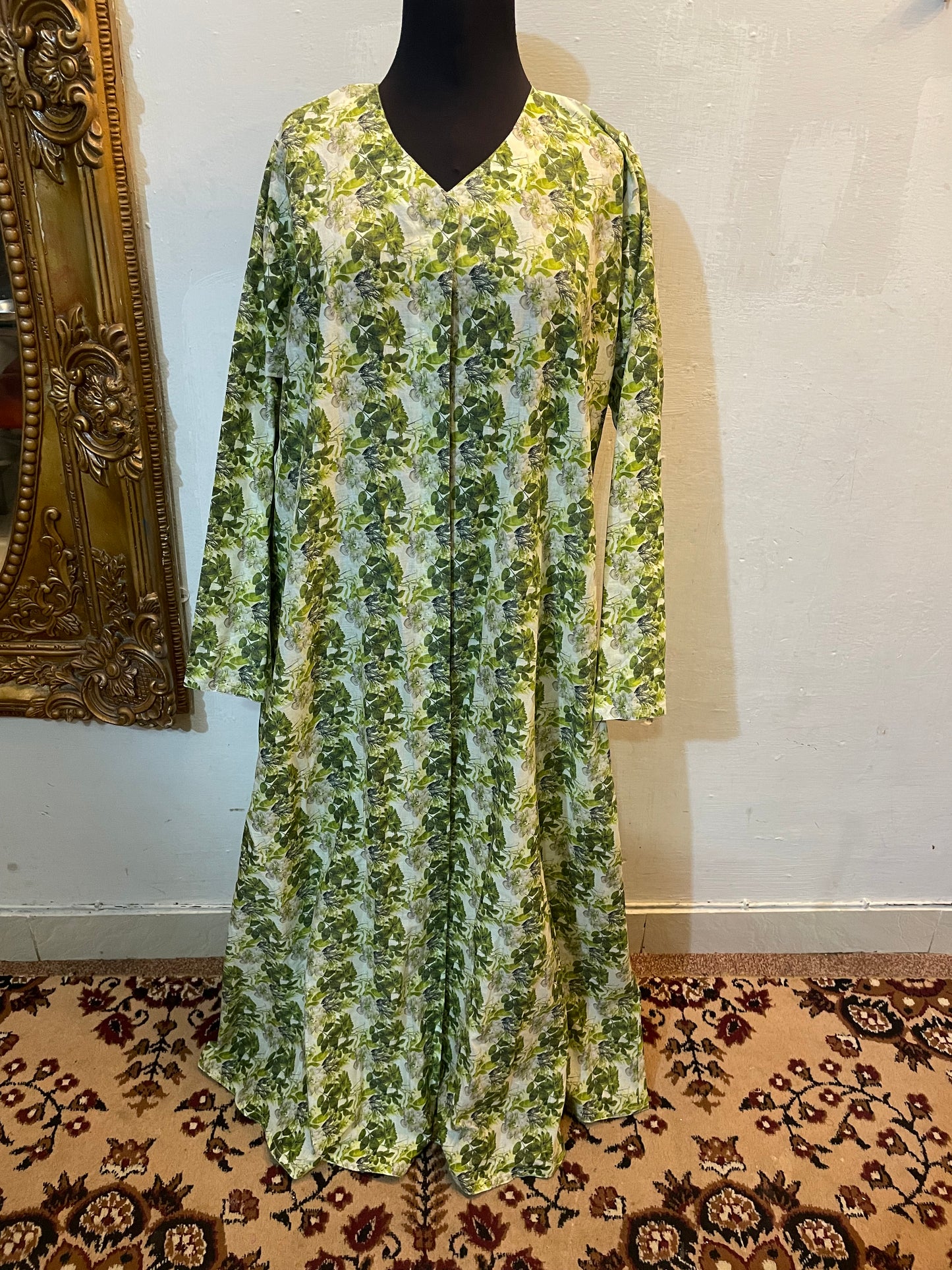🦢 The Alabaster Serenity Lawn Abaya 060