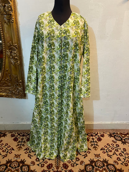 🦢 The Alabaster Serenity Lawn Abaya 060