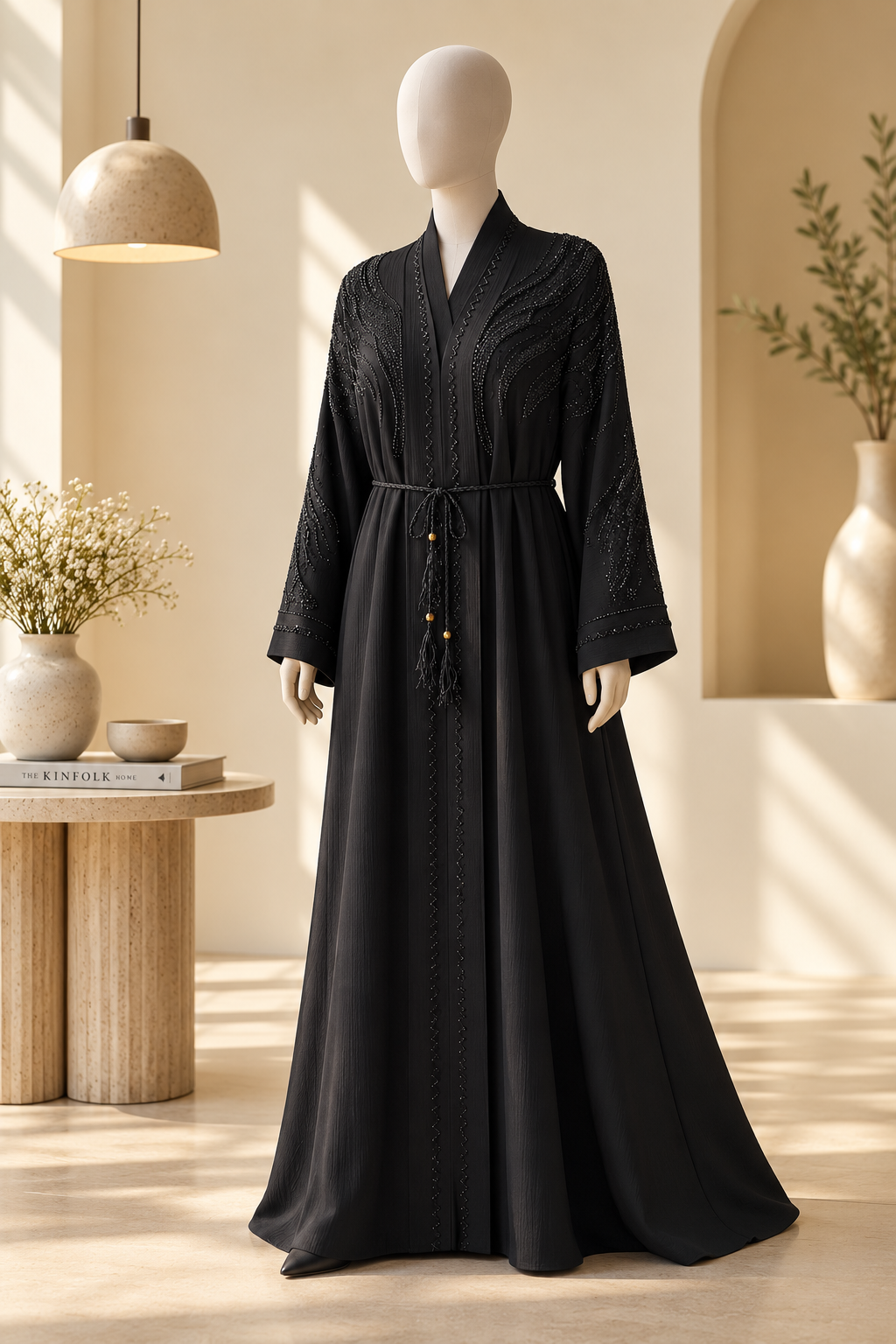 Zoom Black Embellished 8413
