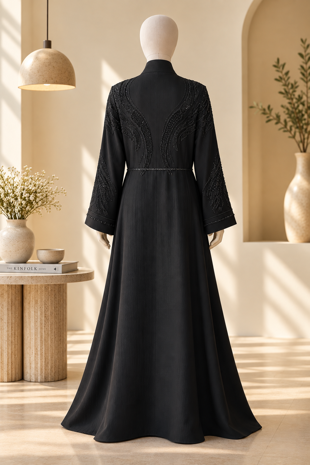 Zoom Black Embellished 8413