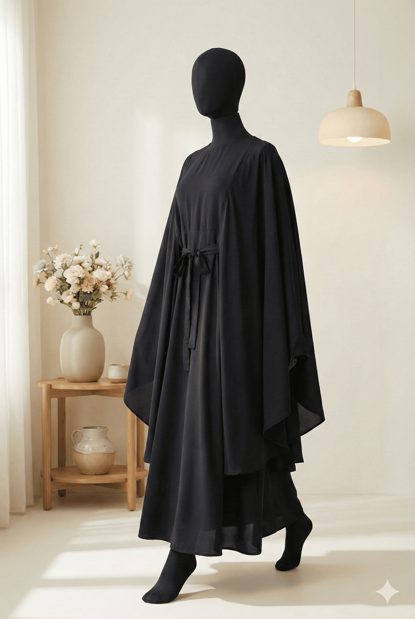 🖤🌹 Black Rose – Elegantly Embellished Abaya by Ayesha’s Abaya