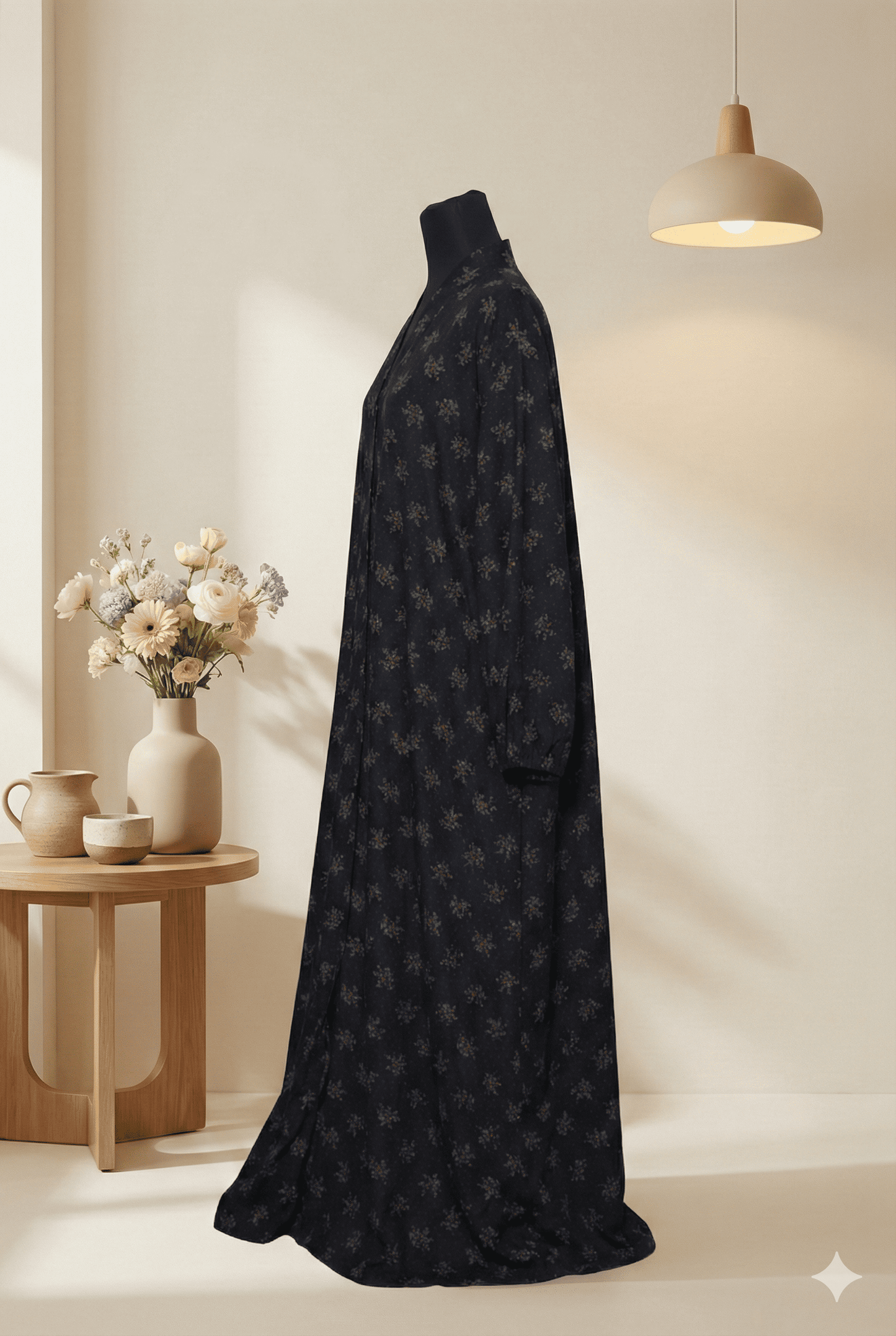 Fiesta Bloom Abaya | Pure Linen Abaya for Girls | Playful Comfort & Grace