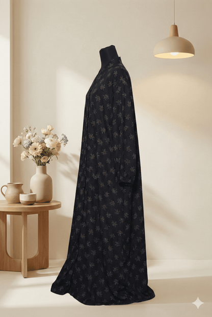 Fiesta Bloom Abaya | Pure Linen Abaya for Girls | Playful Comfort & Grace