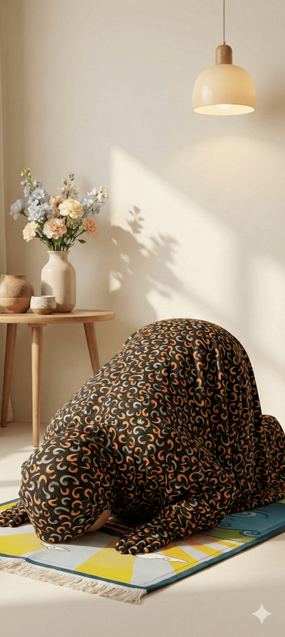 Mocha Dusk Prayer Scarf