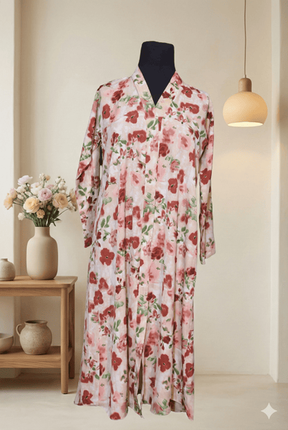 Kids abaya Little Bee’s Garden Lawn Abaya