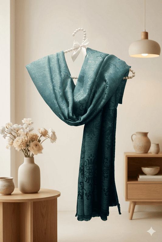 Green China Silk Scraf