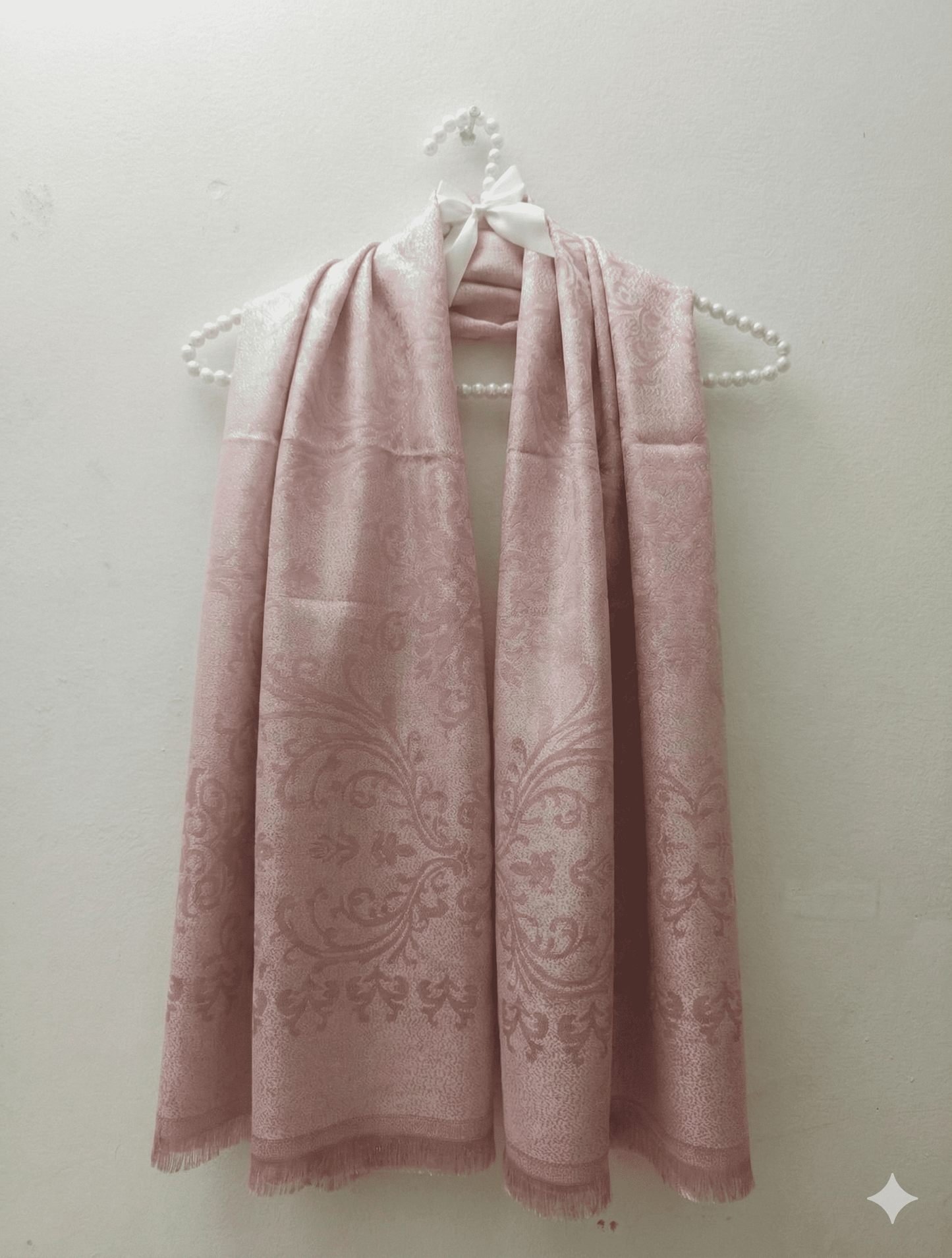 Baby Pink Silk Scarf | 100% Pure Mulberry China Silk | Soft & Luxurious