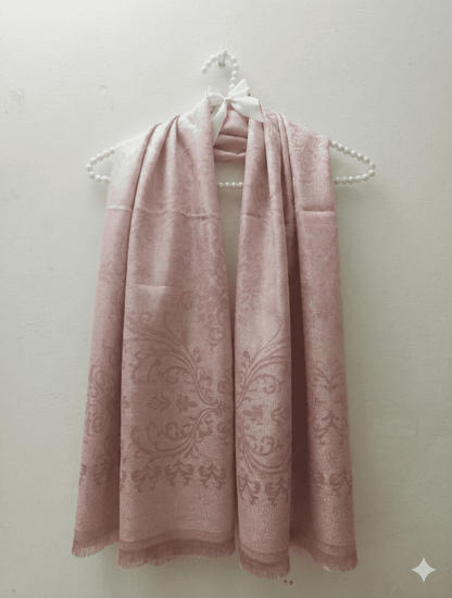 Baby Pink Silk Scarf | 100% Pure Mulberry China Silk | Soft & Luxurious