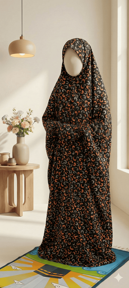 Mocha Dusk Prayer Scarf