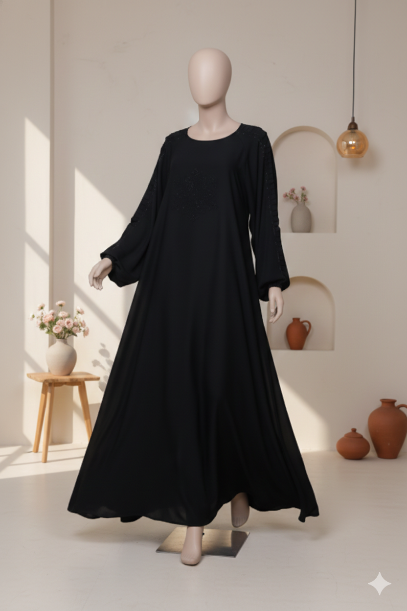 Black Formal Abaya