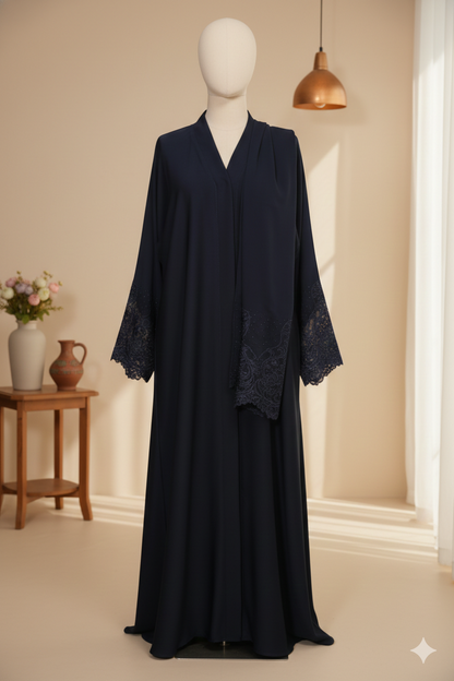 PEACOCK Black Abaya