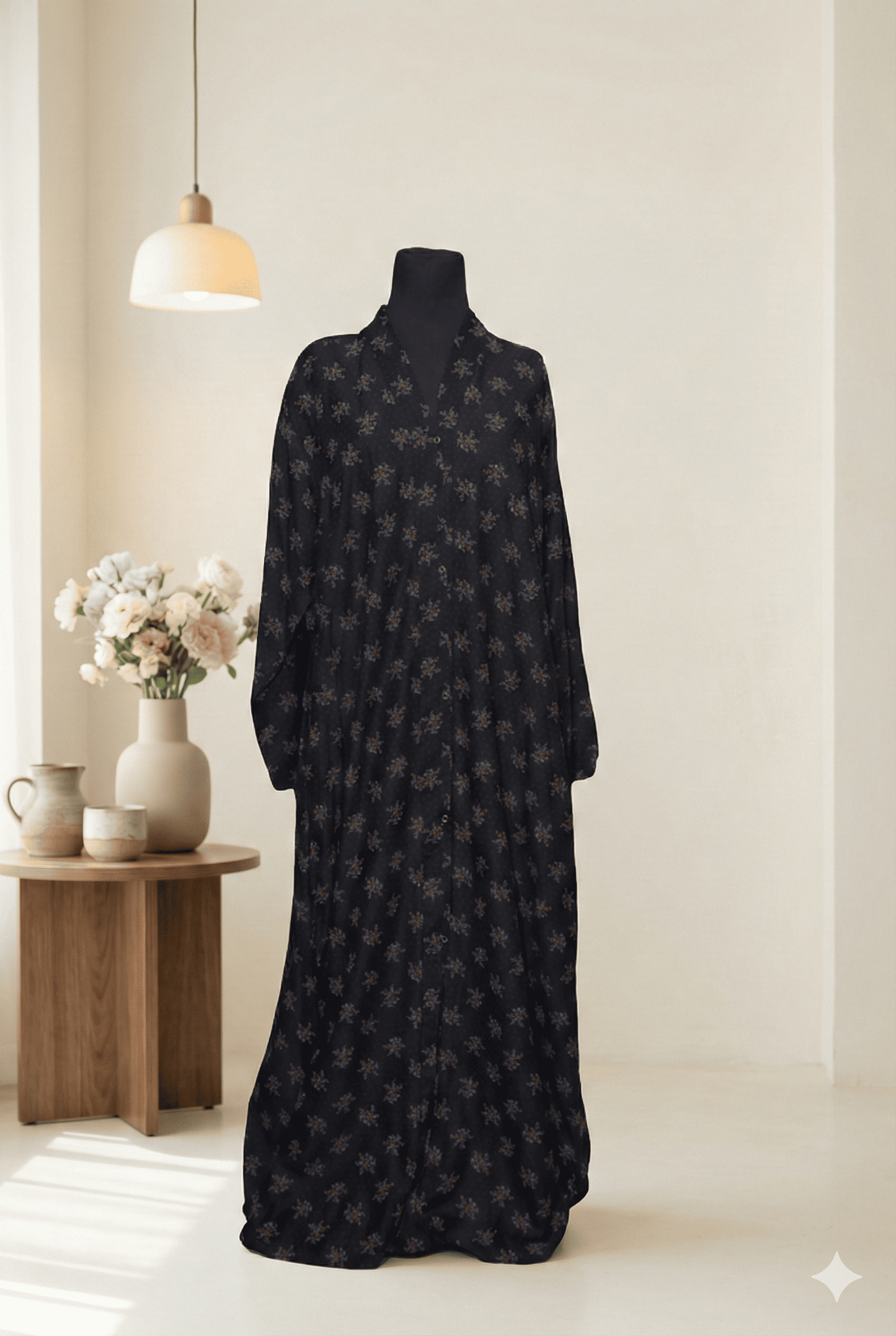 Fiesta Bloom Abaya | Pure Linen Abaya for Girls | Playful Comfort & Grace