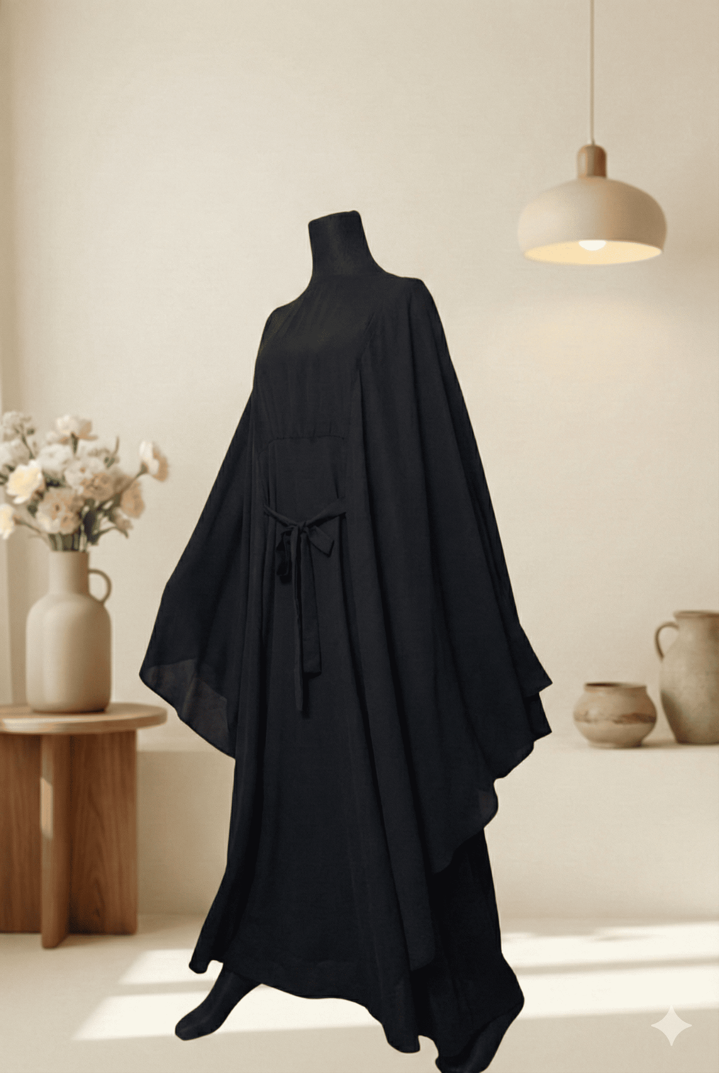 🖤🌹 Black Rose – Elegantly Embellished Abaya by Ayesha’s Abaya