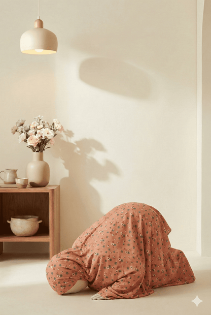 Marigold Prayer Shawl for Kids | Cotton Lawn Namaz Chadar (4–12 Years)