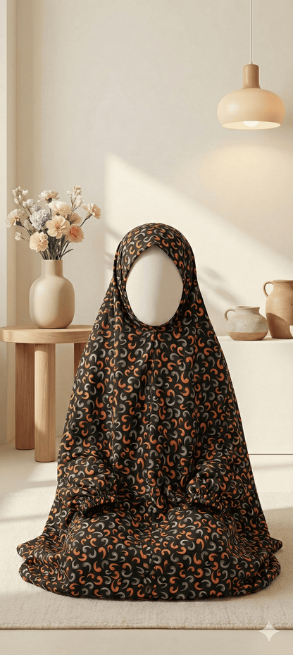 Mocha Dusk Prayer Scarf