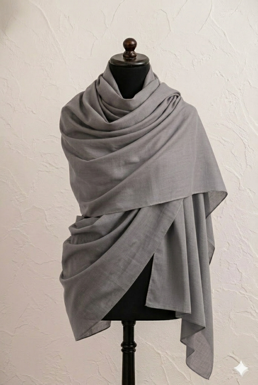 🧣 Premium Plain Cotton Lawn Scarves ( 5 Colors Available)