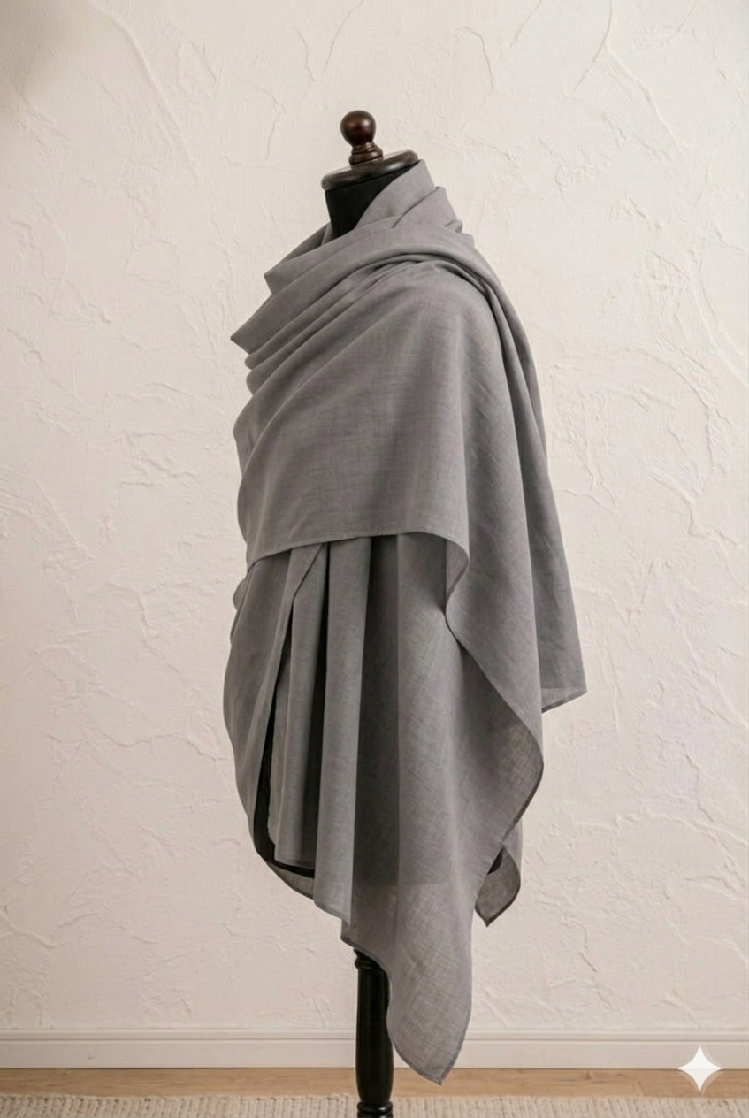 🧣 Premium Plain Cotton Lawn Scarves ( 5 Colors Available)