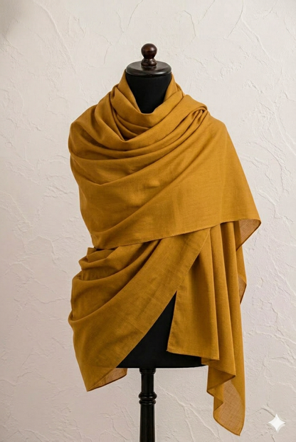 🧣 Premium Plain Cotton Lawn Scarves ( 5 Colors Available)