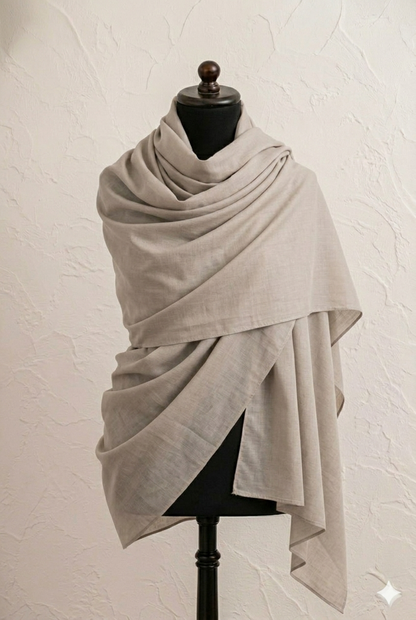 🧣 Premium Plain Cotton Lawn Scarves ( 5 Colors Available)