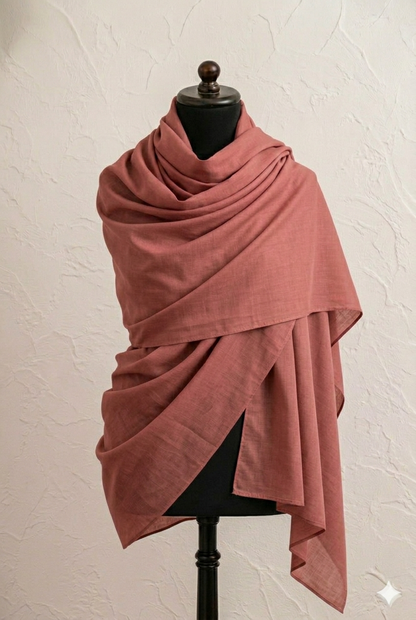 🧣 Premium Plain Cotton Lawn Scarves ( 5 Colors Available)