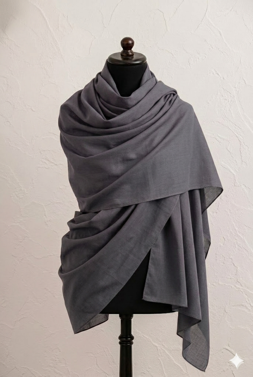 🧣 Premium Plain Cotton Lawn Scarves ( 5 Colors Available)