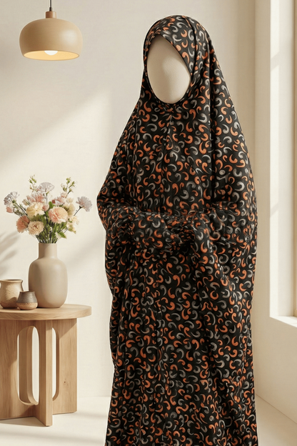 Mocha Dusk Prayer Scarf